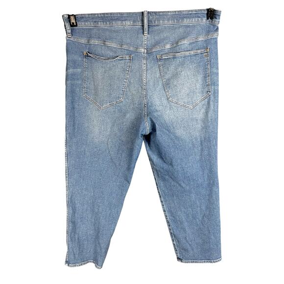 Women's Madewell Medium Wash Stovepipe Style Blue Jeans - 24W - $148 Retail - Picture 2 of 9